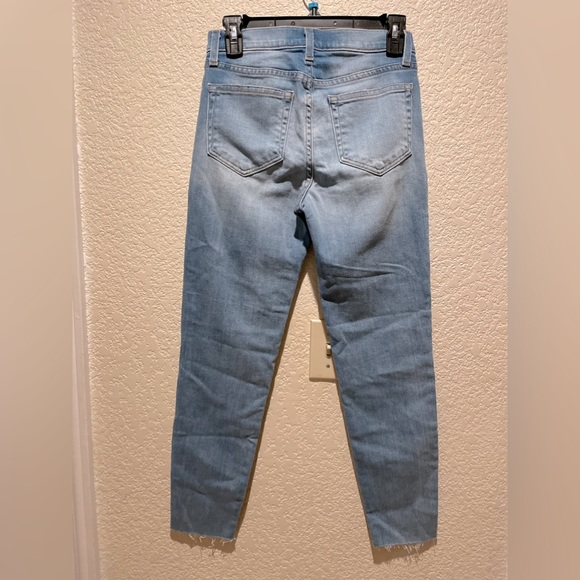 L’Agence Women Light Blue Jeans Size 25 Pre-Owned Raw Hem - Picture 10 of 11